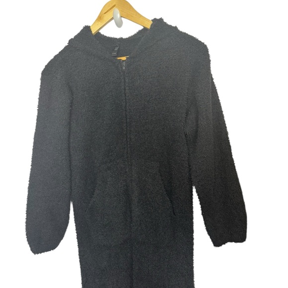 SKIMS COZY KNIT UNISEX HOODIE ONESIE/ JUMPSUIT ONYX | XL - Picture 5 of 9